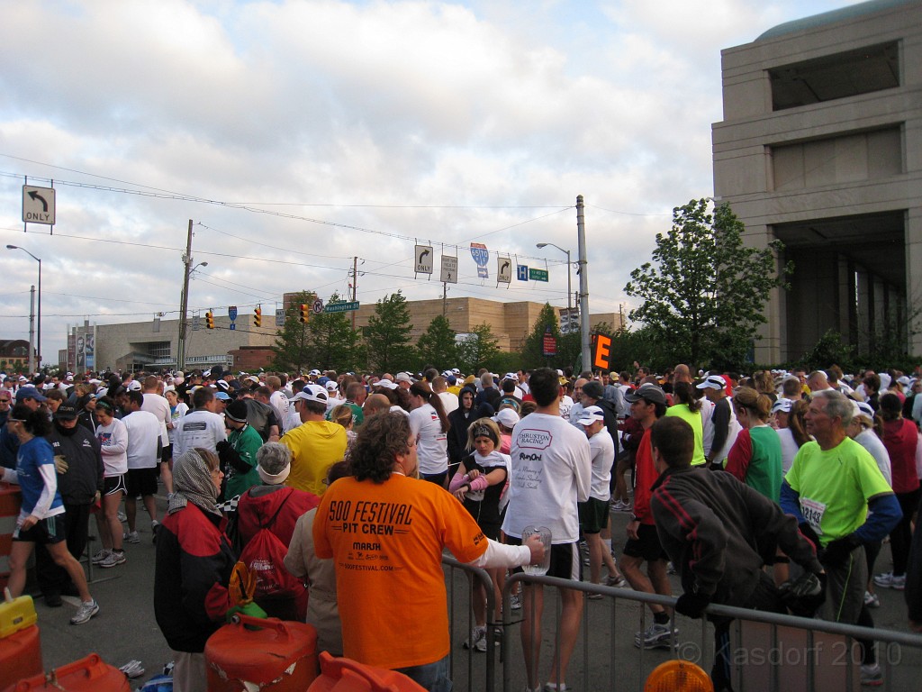 Indy Mini-Marathon 2010 165.jpg - The Indy MIni-Marathon is a half marathon which features a lap around the famed Indianapolis Motor Speedway. I ran the race held on May 8, 2010 which was a windy and cool day.
